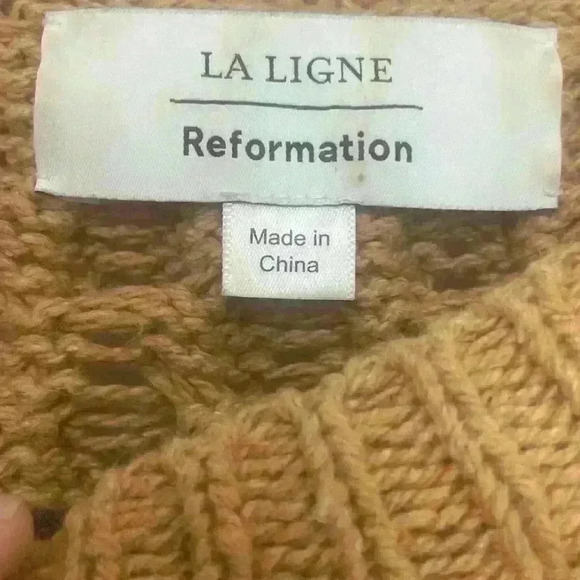 La Ligne X Reformation Sail Away With me Sweater. Tan size XS - Picture 10 of 10